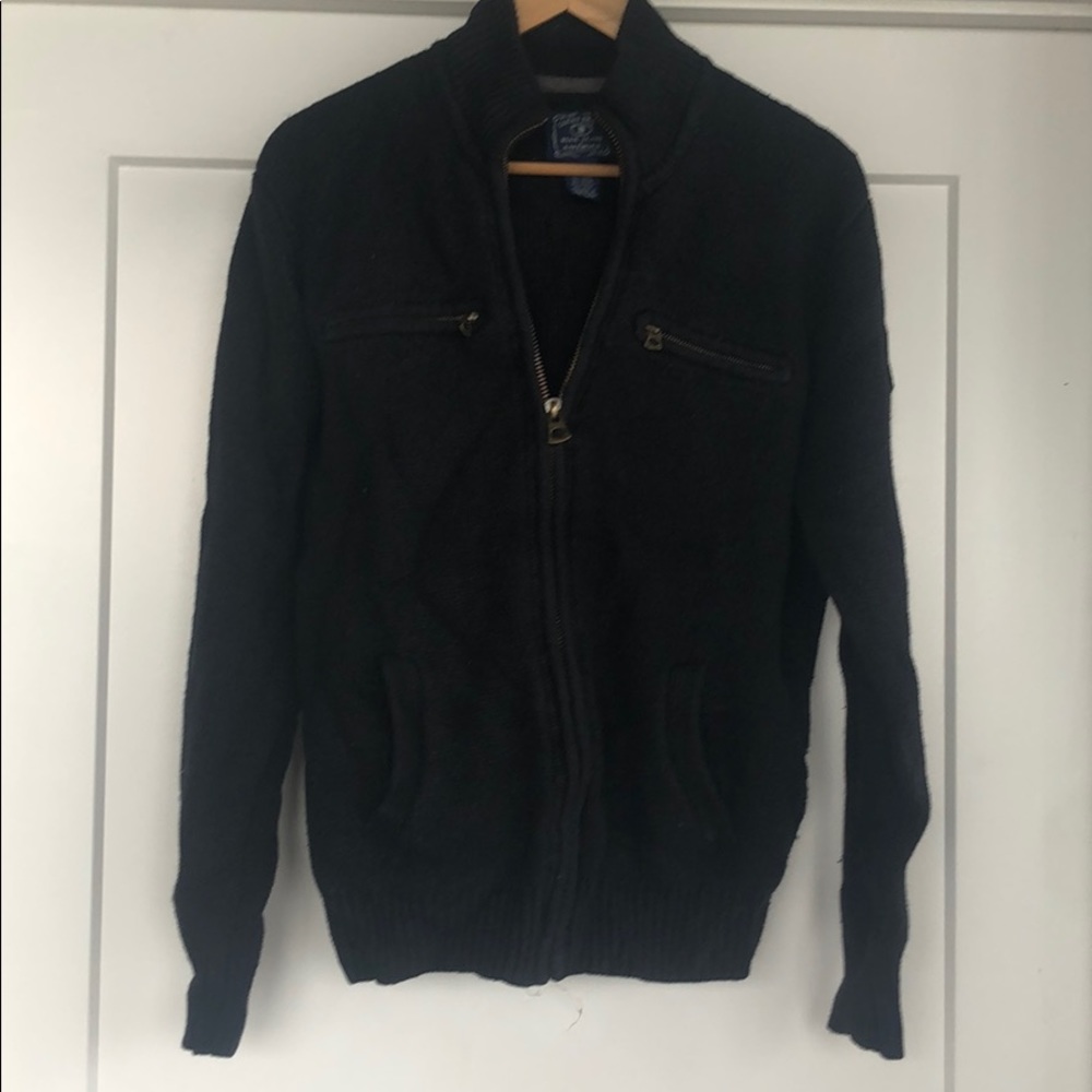 Men’s luck brand zip up sweater